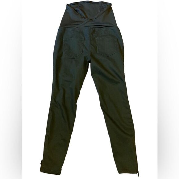 Isabel Maternity Army Green ankle Jeans NWT - Picture 3 of 7